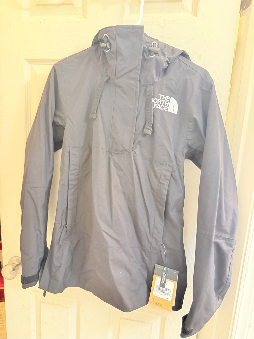 The North Face Black Hooded Anorak Pullover Jacket